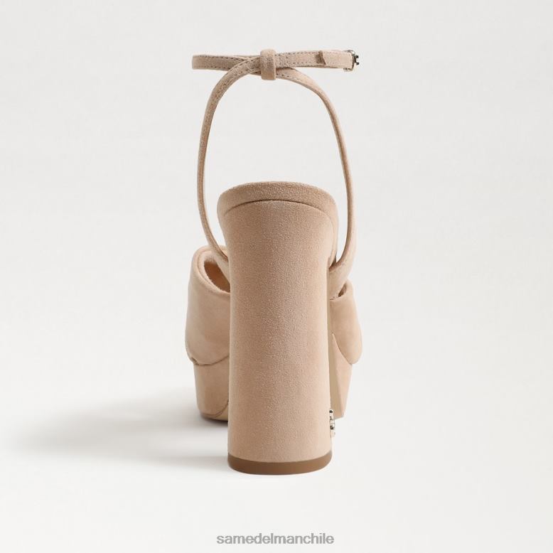 Sam Edelman P802J818 calzado gamuza capuchino mujer tacón de plataforma kristen