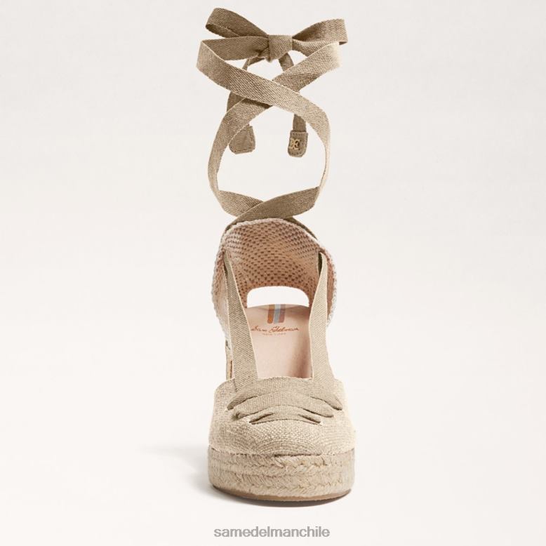 Sam Edelman P802J85 calzado natural mujer sandalia cuña alpargata margherita