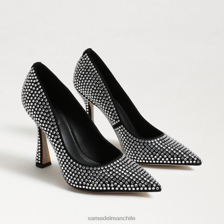 Sam Edelman P802J863 calzado ante negro mujer bomba antonia brillo