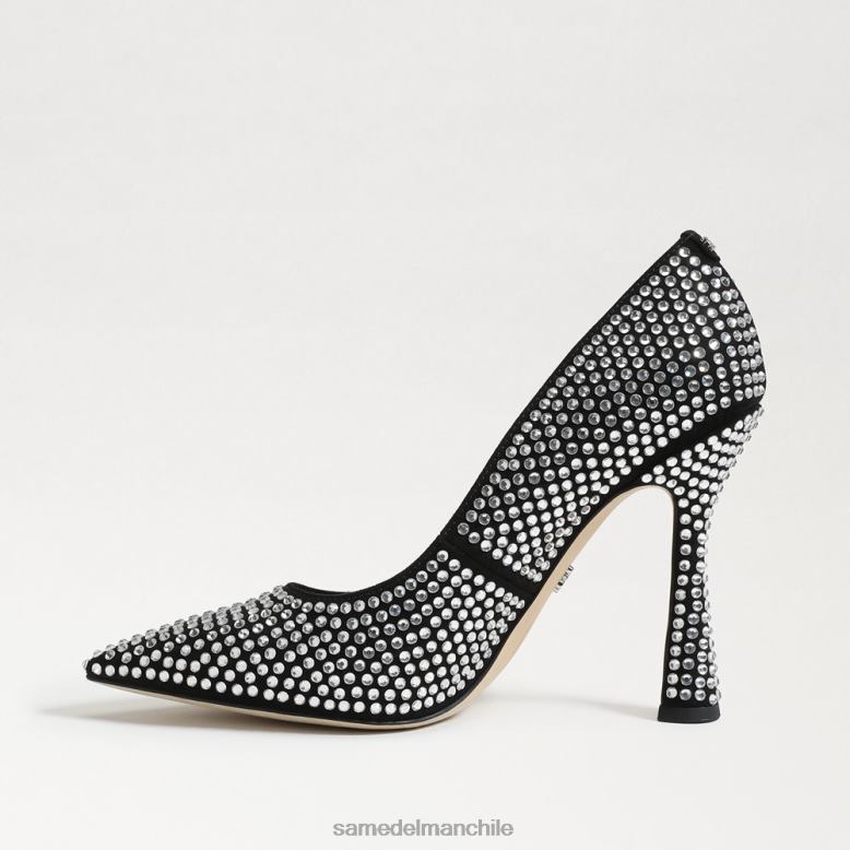Sam Edelman P802J863 calzado ante negro mujer bomba antonia brillo