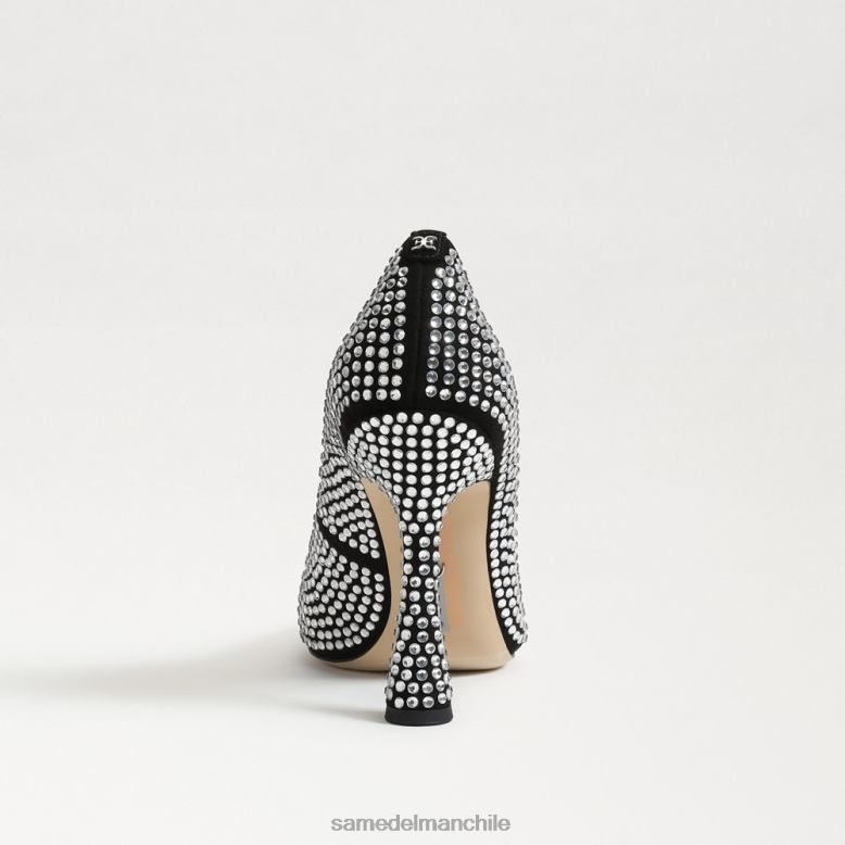 Sam Edelman P802J863 calzado ante negro mujer bomba antonia brillo