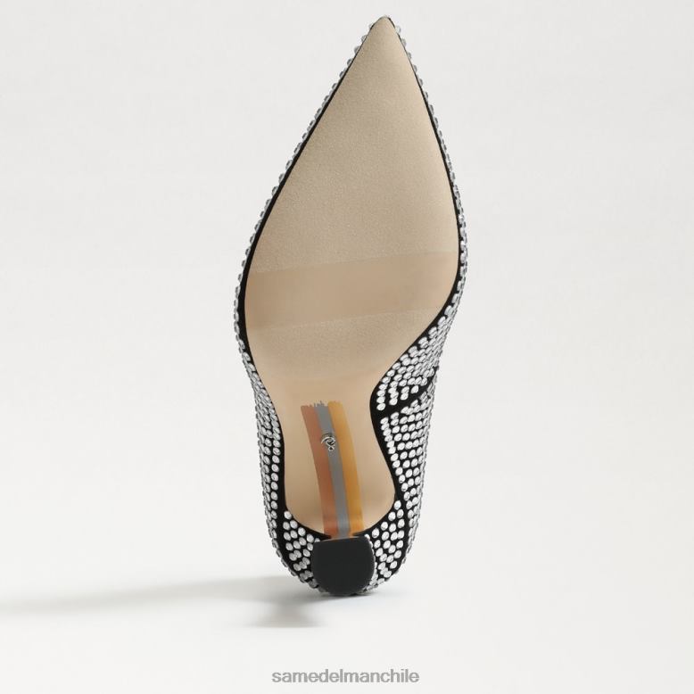 Sam Edelman P802J863 calzado ante negro mujer bomba antonia brillo