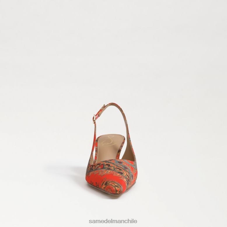 Sam Edelman P802J92 calzado amapola naranja mujer zapatos de tacón bianka