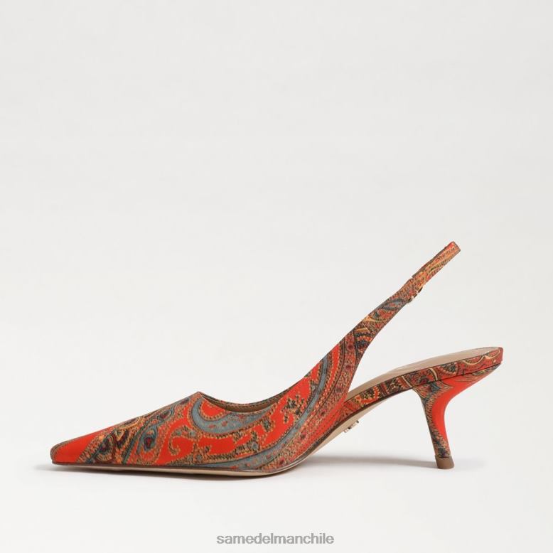 Sam Edelman P802J92 calzado amapola naranja mujer zapatos de tacón bianka