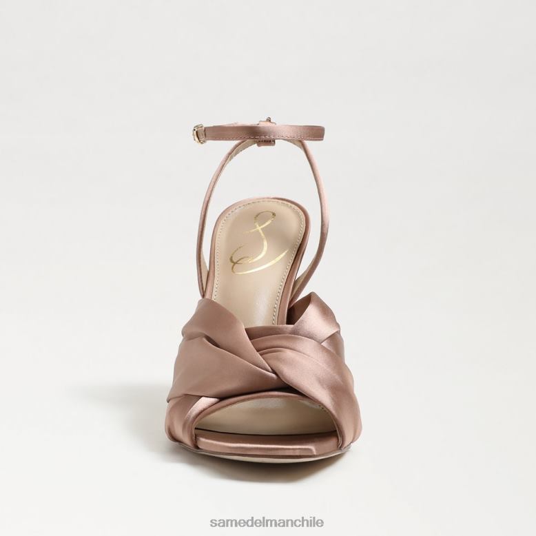 Sam Edelman P802J948 calzado satén praliné mujer tacón con tiras lavanda