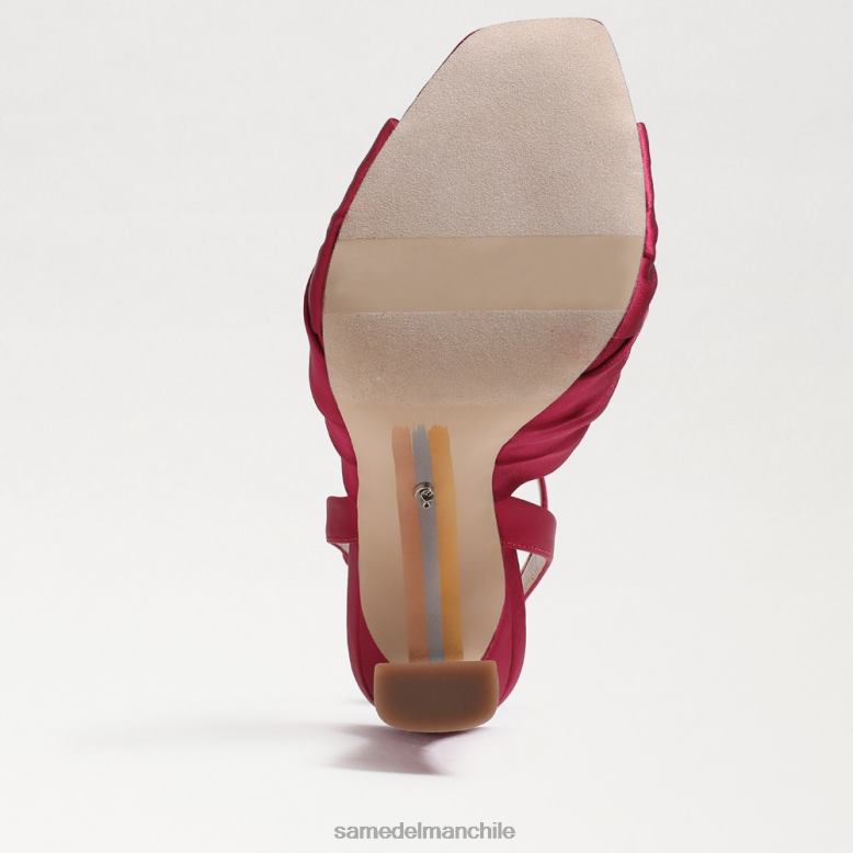 Sam Edelman P802J949 calzado raso frambuesa mujer tacón con tiras lavanda