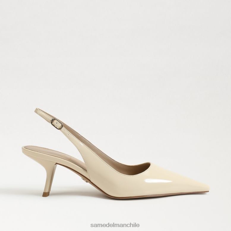Sam Edelman P802J94 calzado patente de marfil moderna mujer zapatos de tacón bianka