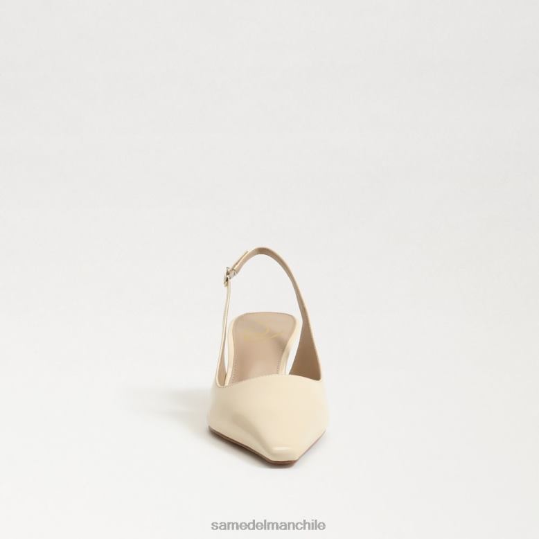 Sam Edelman P802J94 calzado patente de marfil moderna mujer zapatos de tacón bianka