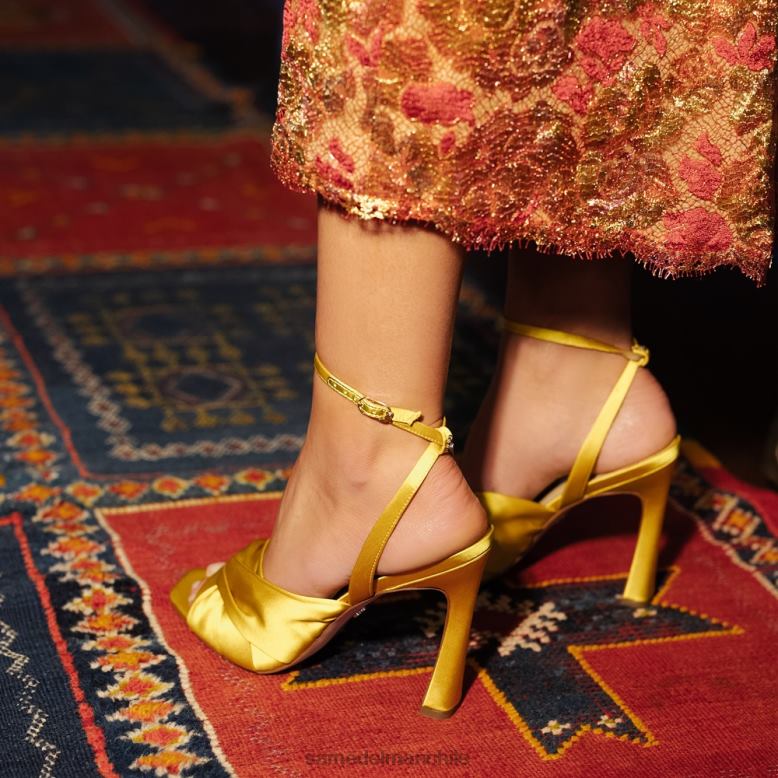 Sam Edelman P802J950 calzado marfil moderno mujer tacón con tiras lavanda