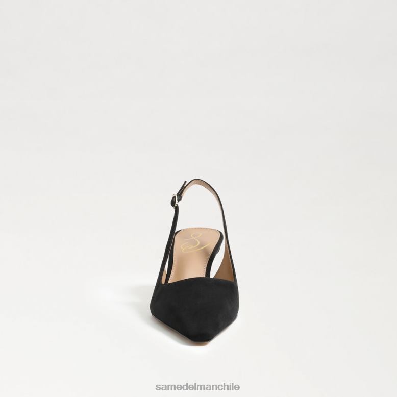 Sam Edelman P802J97 calzado ante negro mujer zapatos de tacón bianka