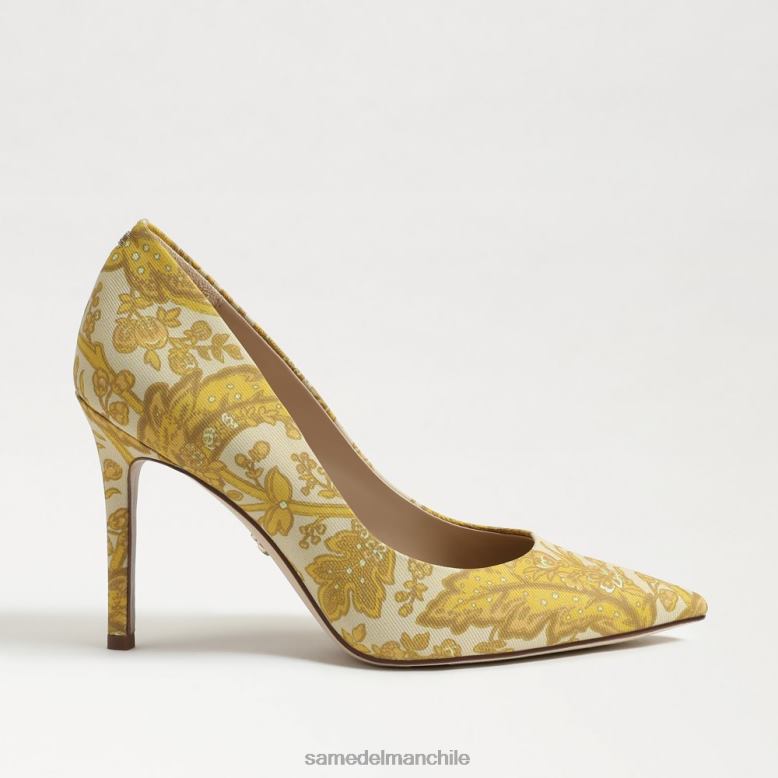 Sam Edelman P802J134 calzado cúrcuma mujer tacón con punta puntiaguda color avellana