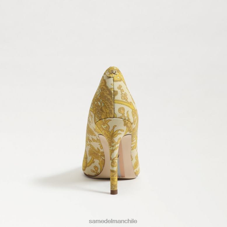 Sam Edelman P802J134 calzado cúrcuma mujer tacón con punta puntiaguda color avellana