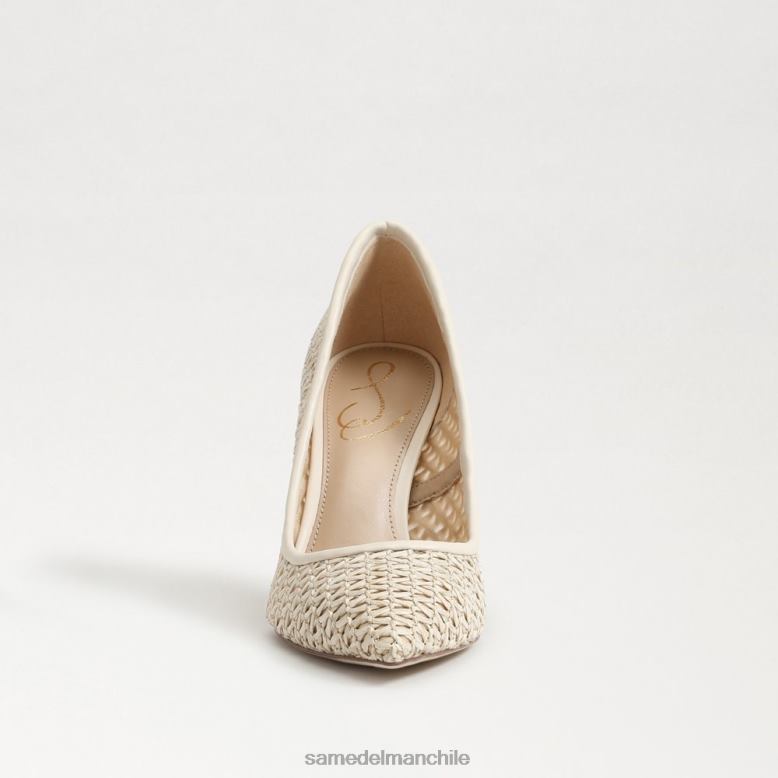 Sam Edelman P802J139 calzado Marfil mujer tacón con punta puntiaguda color avellana