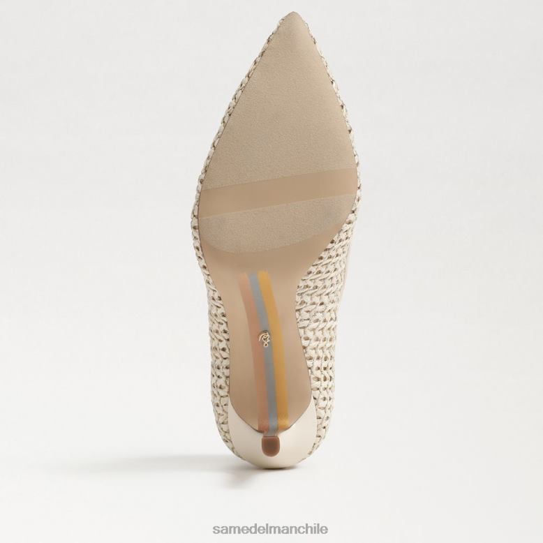 Sam Edelman P802J139 calzado Marfil mujer tacón con punta puntiaguda color avellana