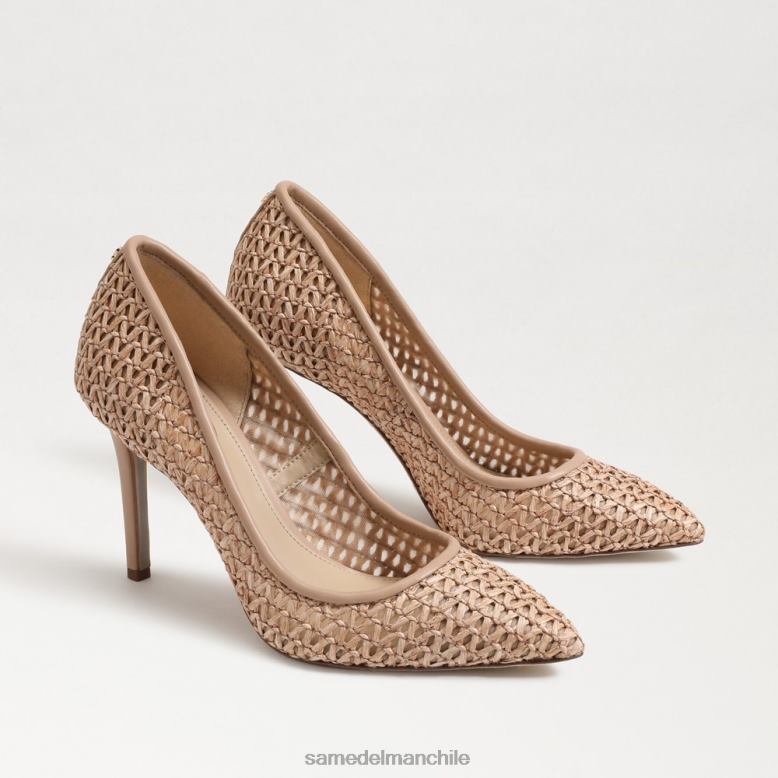 Sam Edelman P802J140 calzado bronceado cálido mujer tacón con punta puntiaguda color avellana