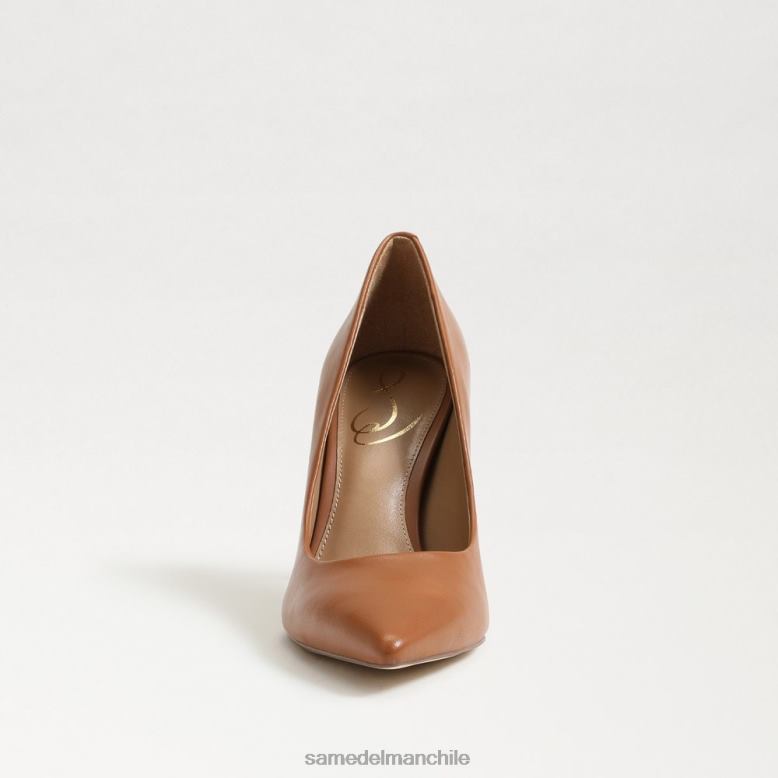 Sam Edelman P802J153 calzado sillín mujer tacón con punta puntiaguda color avellana