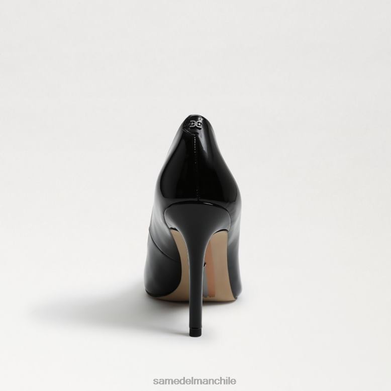 Sam Edelman P802J159 calzado charol negro mujer tacón con punta puntiaguda color avellana