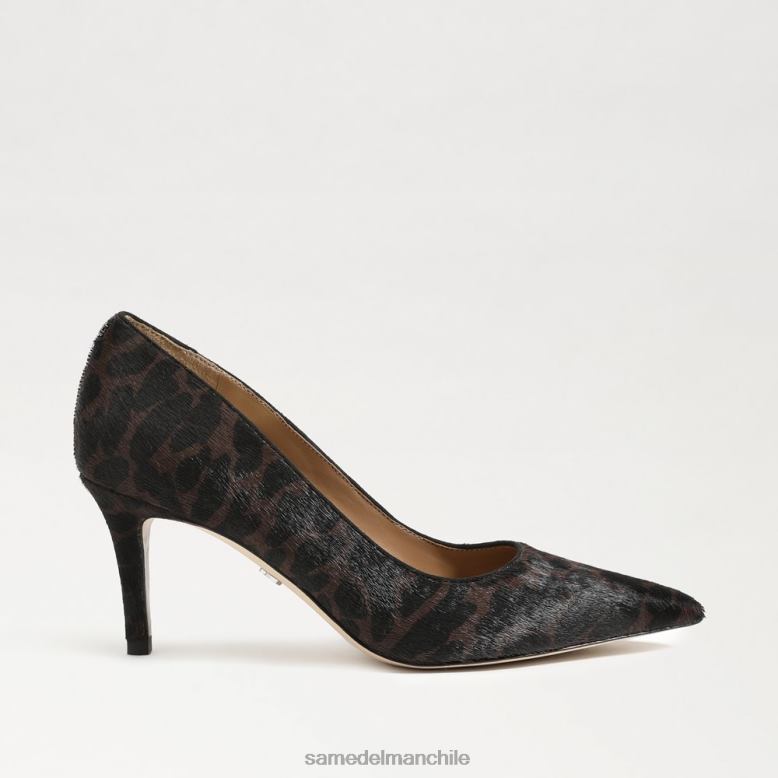 Sam Edelman P802J207 calzado multipiel marrón mujer zapatos de salón vienna con tacón gatito