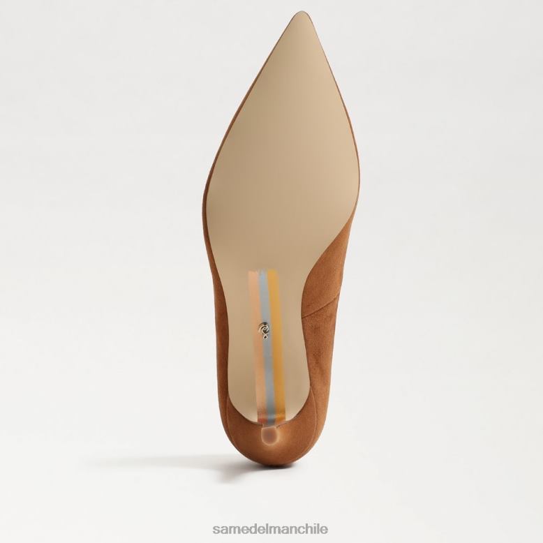 Sam Edelman P802J210 calzado ante marrón frontera mujer zapatos de salón vienna con tacón gatito