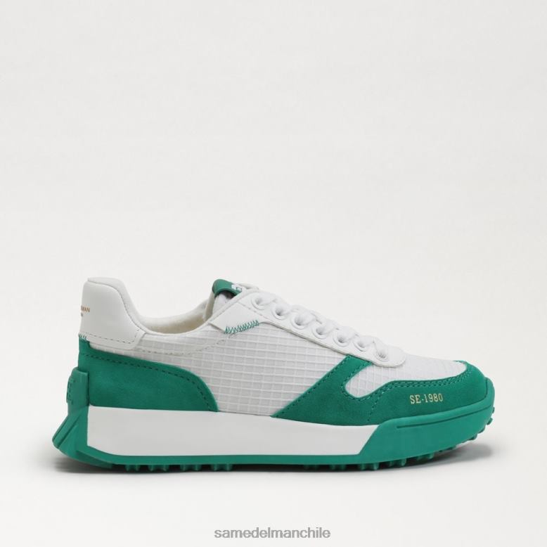 Sam Edelman P802J267 calzado verde blanco mujer zapatilla layla