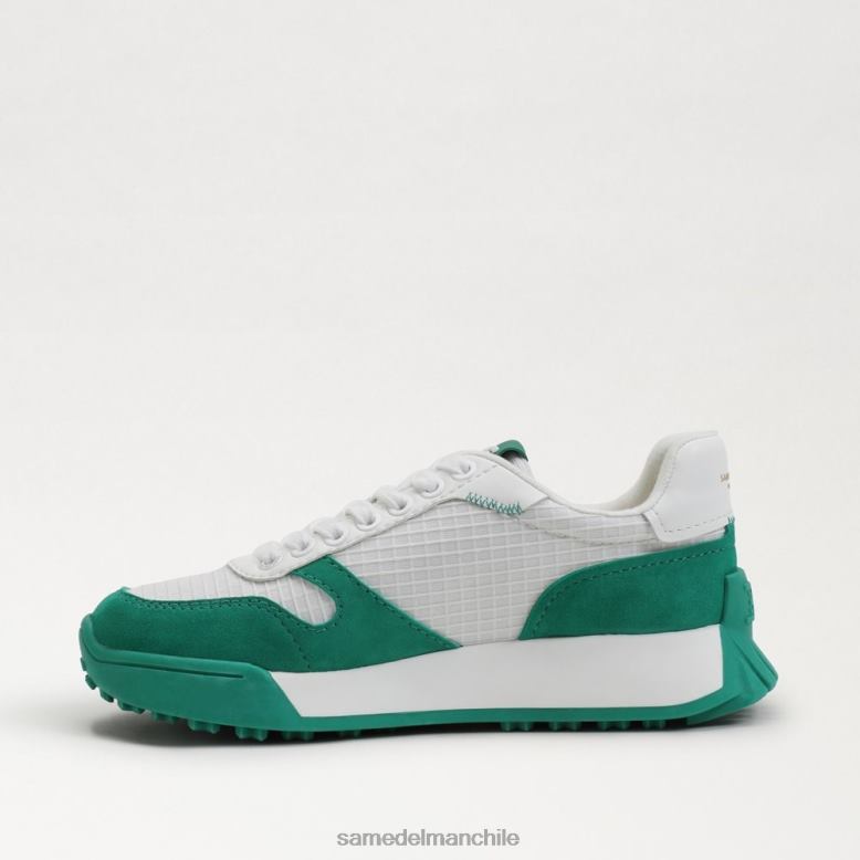 Sam Edelman P802J267 calzado verde blanco mujer zapatilla layla