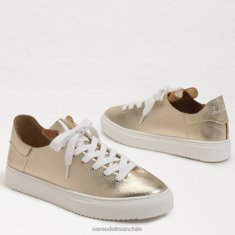 Sam Edelman P802J310 calzado oro mujer zapatillas poppy con cordones