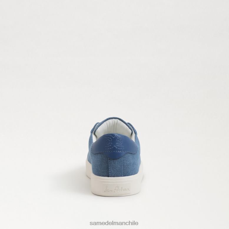 Sam Edelman P802J343 calzado índigo lavado mujer zapatillas con cordones de etilo