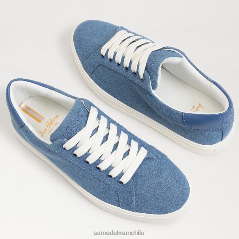 Sam Edelman P802J343 calzado índigo lavado mujer zapatillas con cordones de etilo