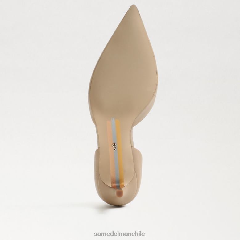 Sam Edelman P802J359 calzado beige suave mujer zapatos de tacón viv con punta en punta