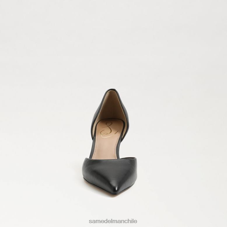 Sam Edelman P802J360 calzado cuero negro mujer zapatos de tacón viv con punta en punta