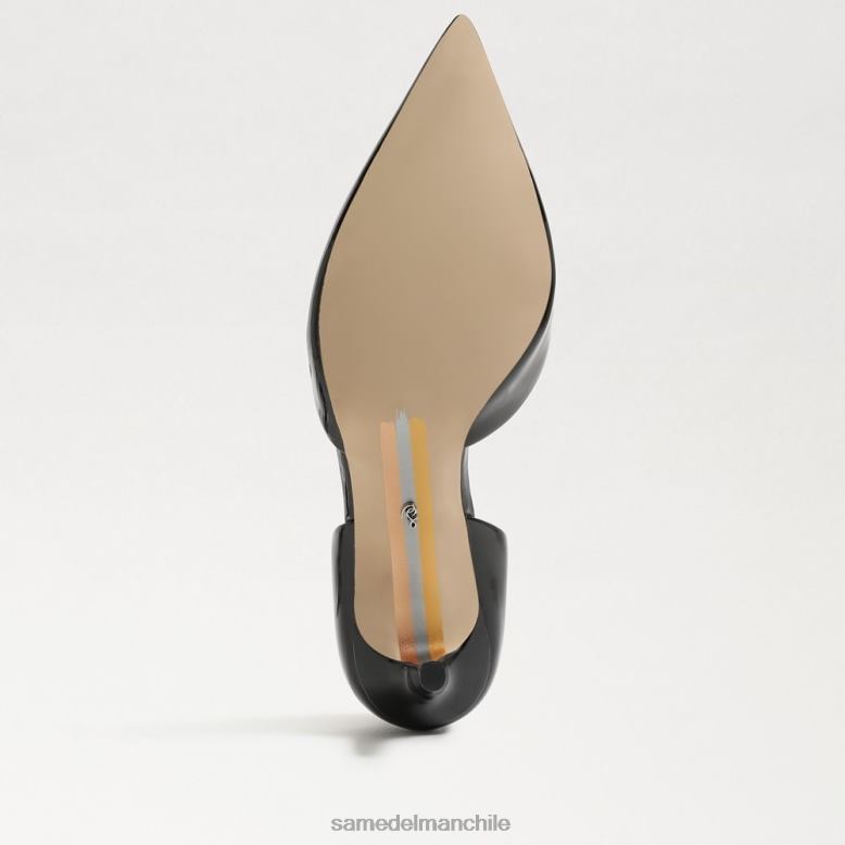 Sam Edelman P802J363 calzado charol negro mujer zapatos de tacón viv con punta en punta