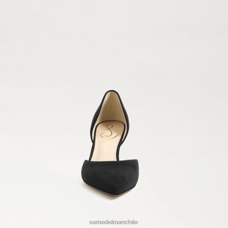 Sam Edelman P802J367 calzado ante negro mujer zapatos de tacón viv con punta en punta