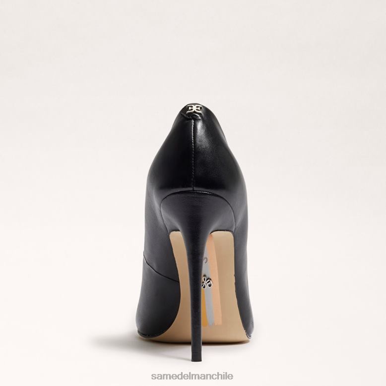 Sam Edelman P802J409 calzado cuero negro mujer danna tacón puntiagudo