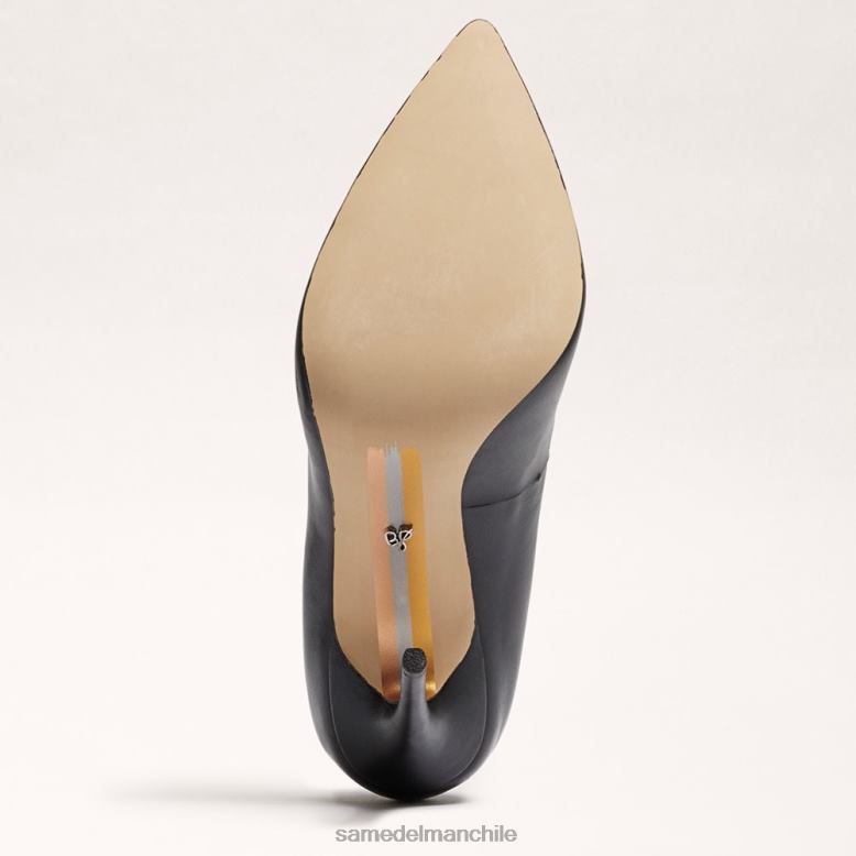 Sam Edelman P802J409 calzado cuero negro mujer danna tacón puntiagudo
