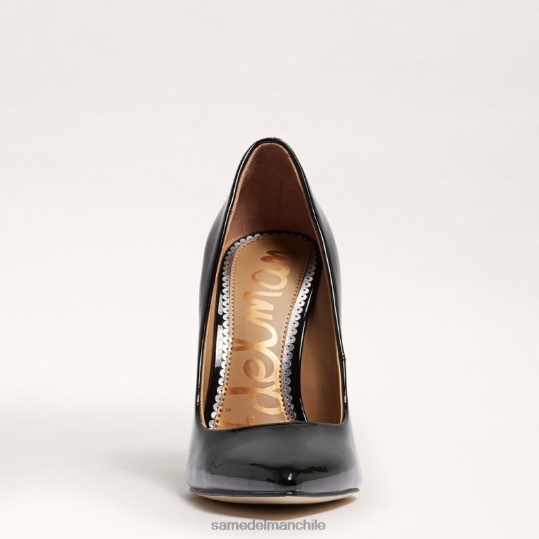 Sam Edelman P802J411 calzado charol negro mujer danna tacón puntiagudo