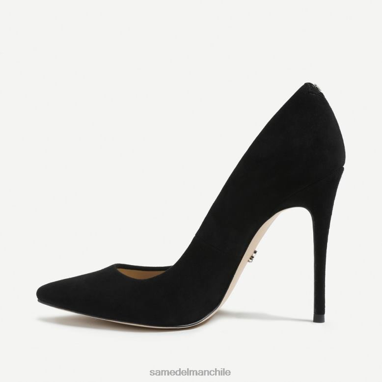 Sam Edelman P802J413 calzado ante negro mujer danna tacón puntiagudo