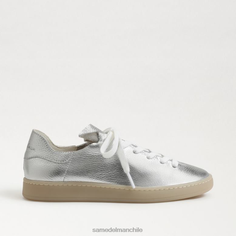 Sam Edelman P802J531 calzado plata suave mujer zapatillas jaxon con cordones