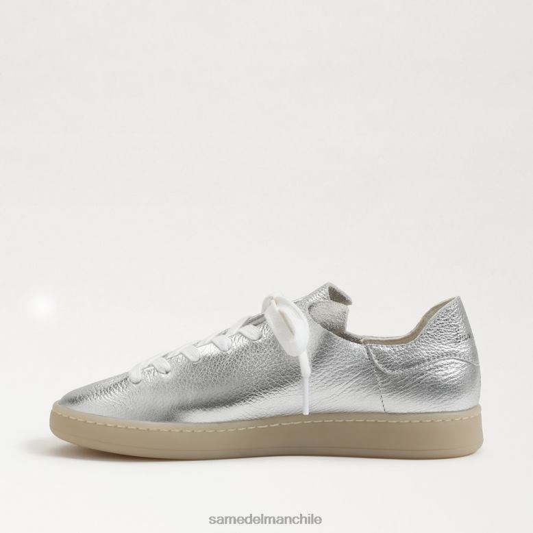 Sam Edelman P802J531 calzado plata suave mujer zapatillas jaxon con cordones