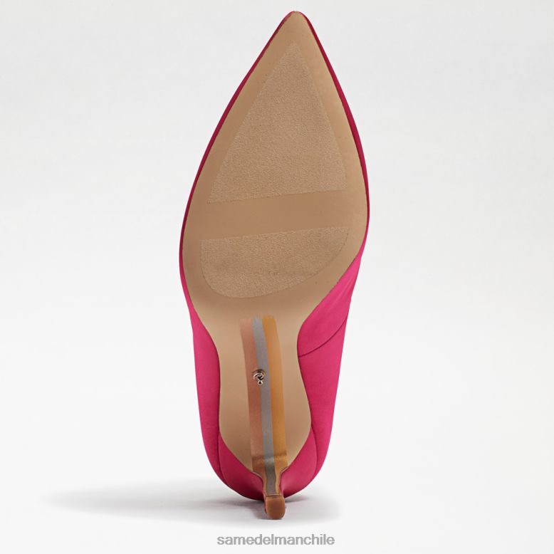 Sam Edelman P802J594 calzado satén fucsia mujer tacón con punta puntiaguda harriett