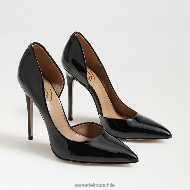 Sam Edelman P802J779 calzado charol negro mujer delores tacón puntiagudo