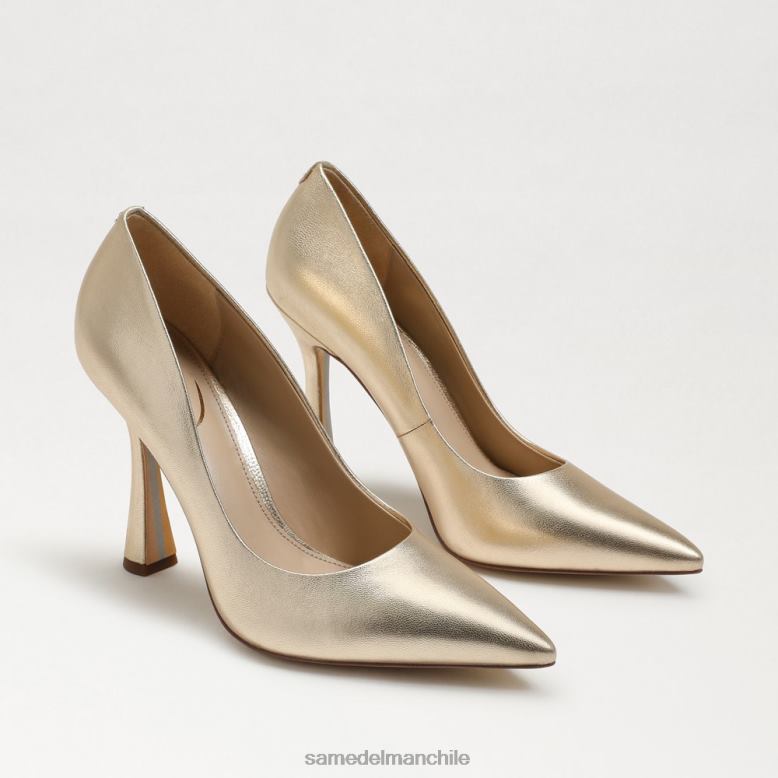 Sam Edelman P802J836 calzado hoja de oro mujer zapatos de tacón antonia con punta en punta