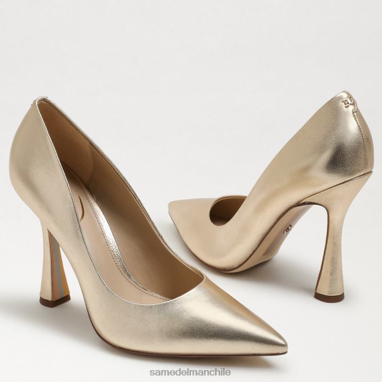 Sam Edelman P802J836 calzado hoja de oro mujer zapatos de tacón antonia con punta en punta