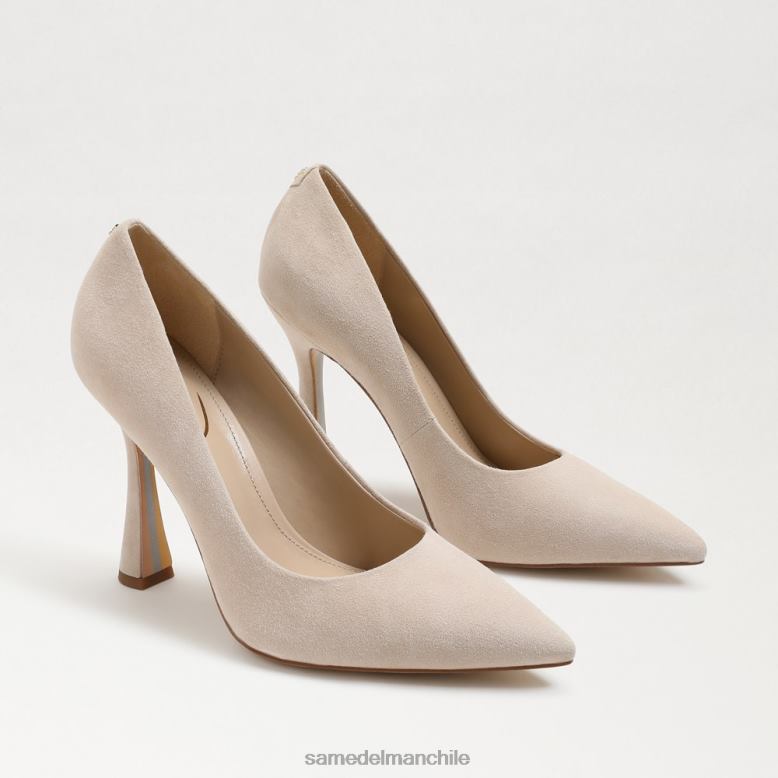 Sam Edelman P802J957 calzado gamuza capuchino mujer zapatos de tacón antonia con punta en punta