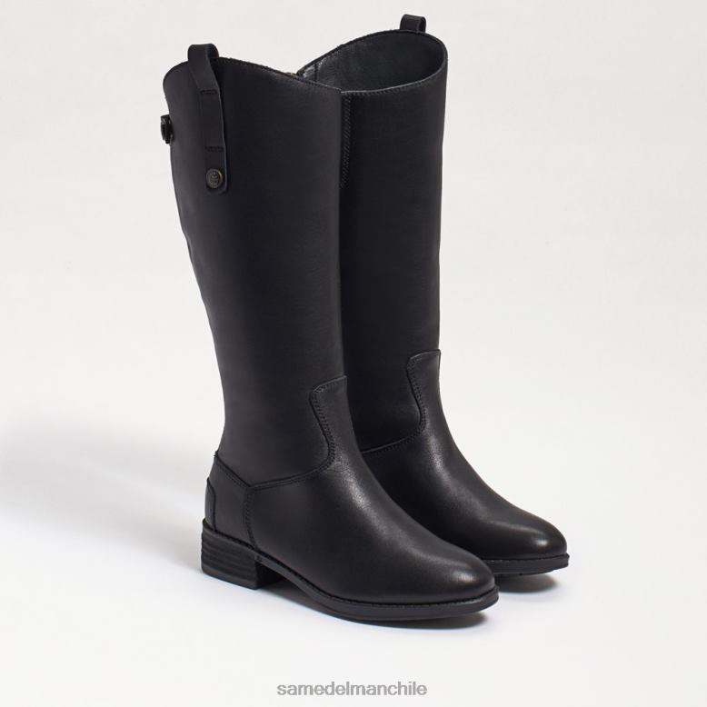 Sam Edelman P802J1007 calzado cuero negro niños bota de montar centavo