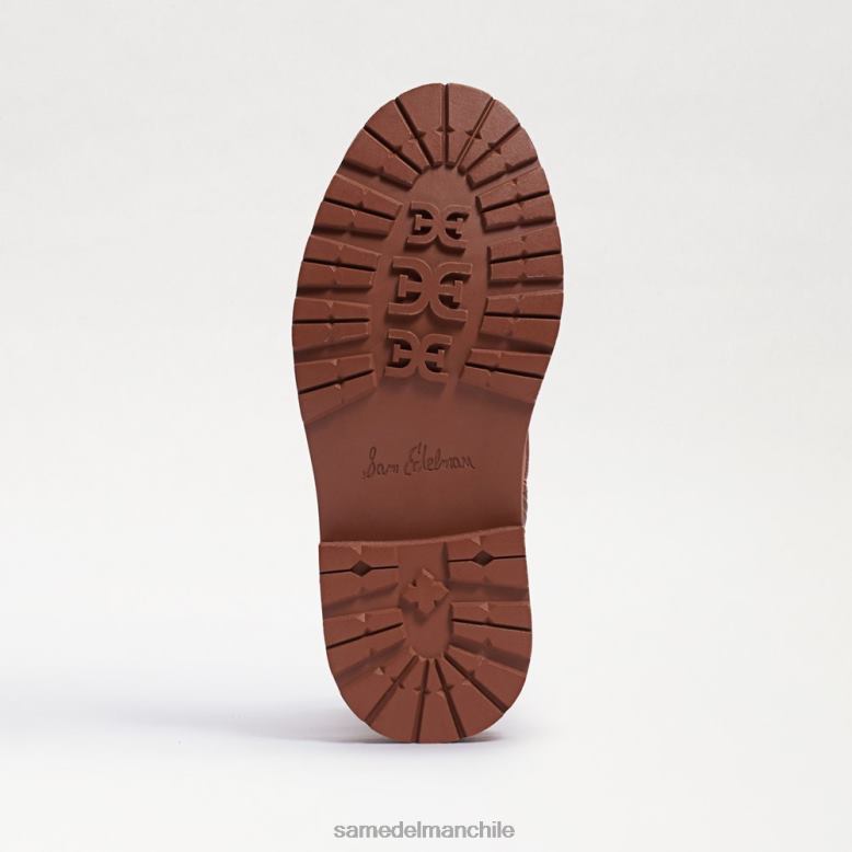 Sam Edelman P802J1009 calzado cuero marrón lt cuoio niños bota de combate lydell