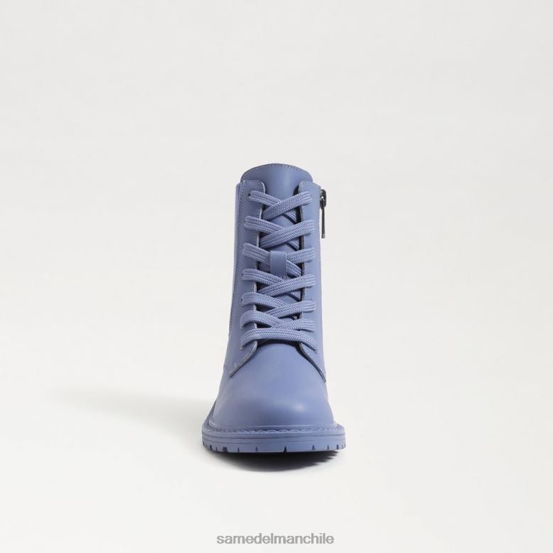 Sam Edelman P802J1011 calzado violeta polvoriento niños bota de combate lydell