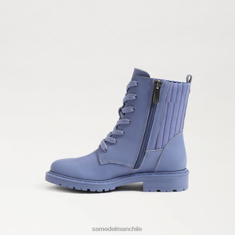 Sam Edelman P802J1011 calzado violeta polvoriento niños bota de combate lydell