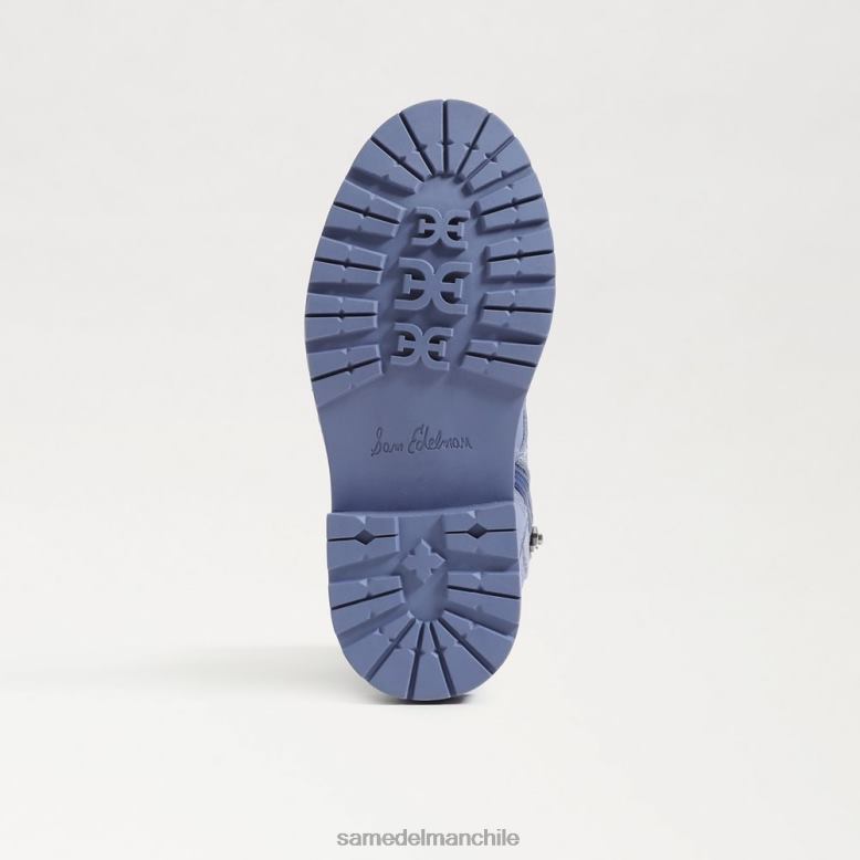 Sam Edelman P802J1011 calzado violeta polvoriento niños bota de combate lydell