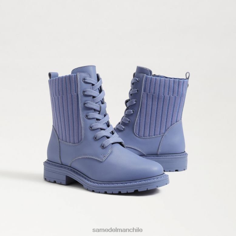 Sam Edelman P802J1011 calzado violeta polvoriento niños bota de combate lydell