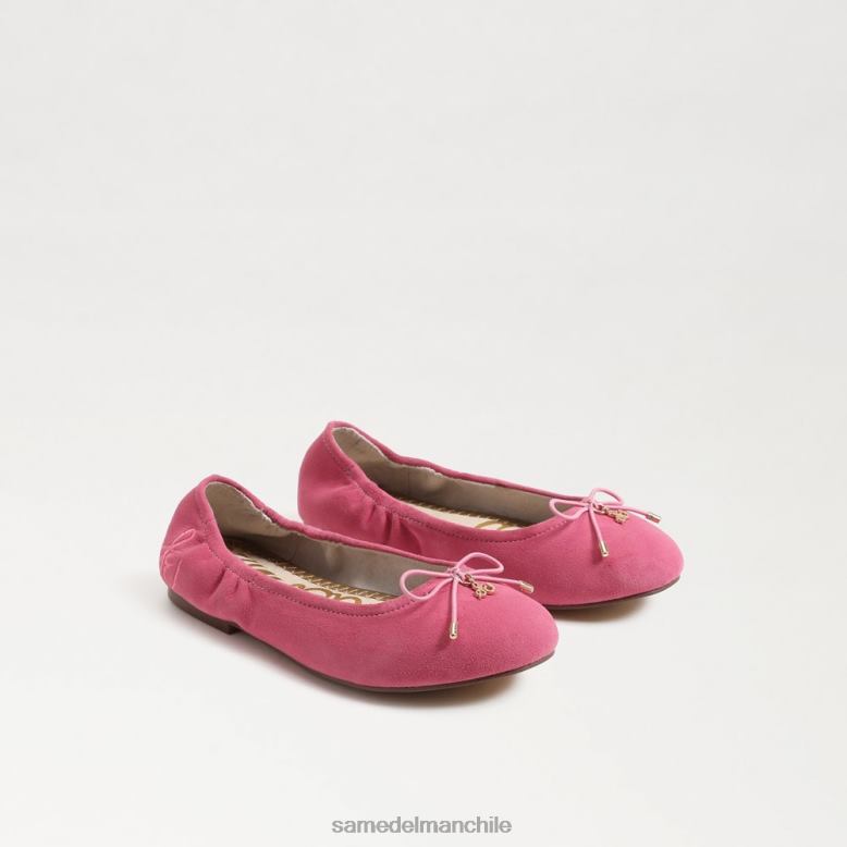 Sam Edelman P802J1001 calzado azalea rosa niños bailarinas felicia